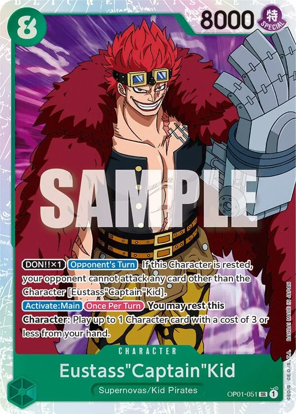 Eustass"Captain"Kid — Romance Dawn — One Piece Card Game