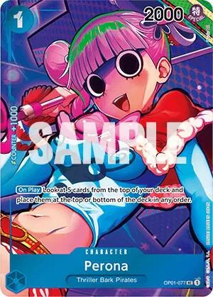 Perona (Box Topper) — Romance Dawn — One Piece Card Game