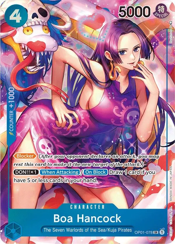 Boa Hancock (OP01-078) — Romance Dawn — One Piece Card Game