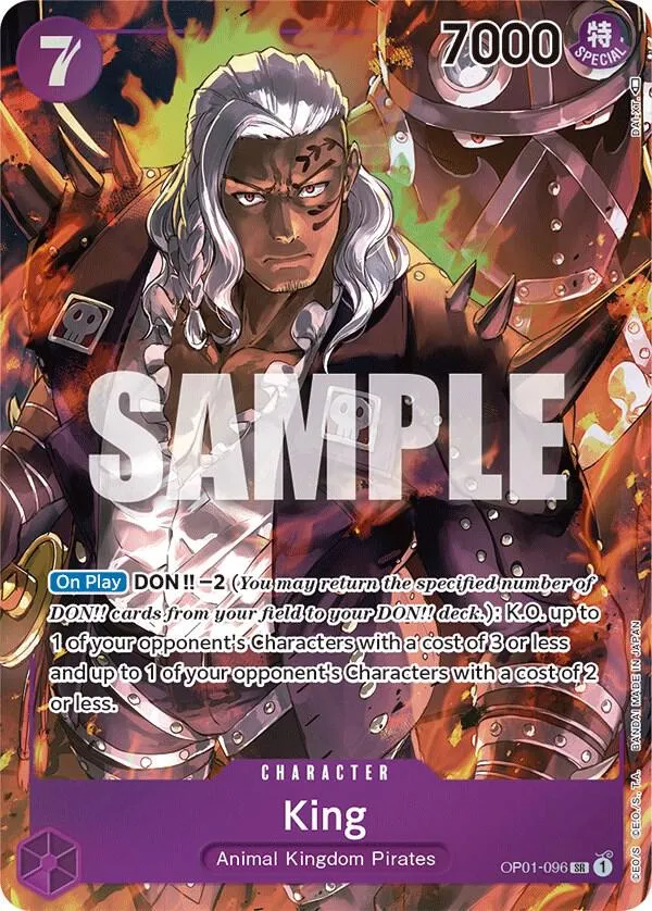 King (096) (Parallel) — Romance Dawn — One Piece Card Game