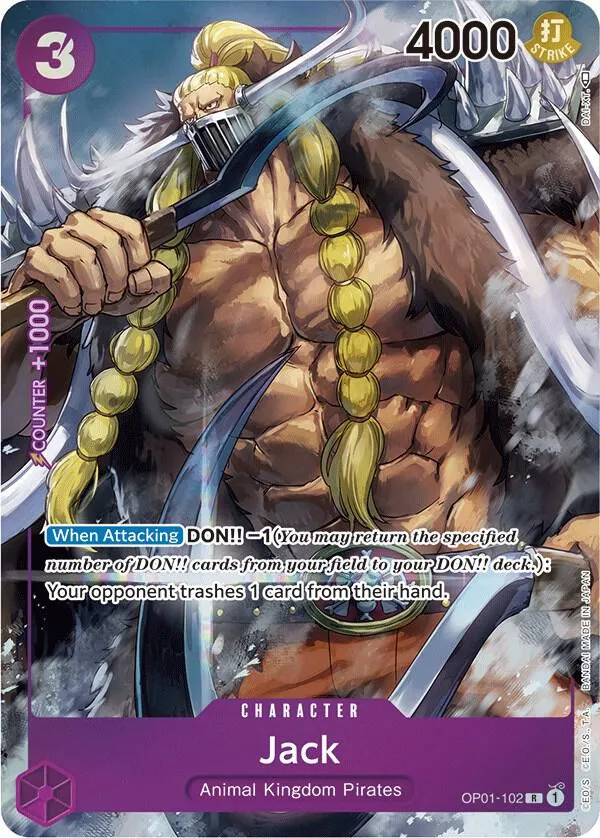 Jack (Parallel) — Romance Dawn — One Piece Card Game