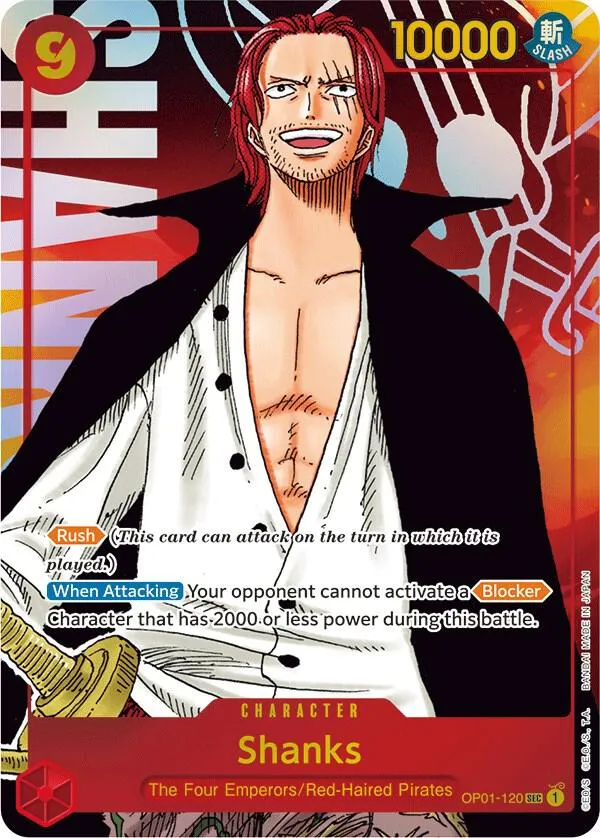 Shanks (Parallel) — Romance Dawn — One Piece Card Game