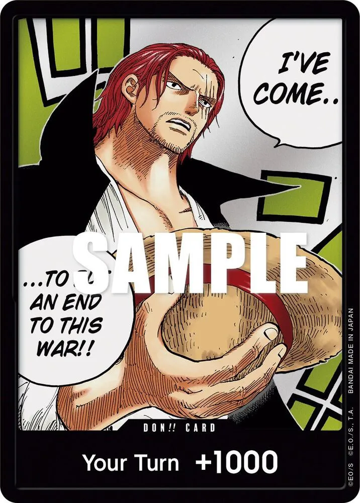 DON!! Card (Manga) from Paramount War - One Piece Card Game