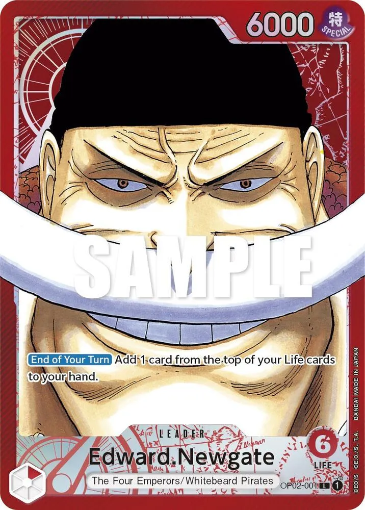 Edward.Newgate (001) (Alternate Art) — Paramount War — One Piece Card Game