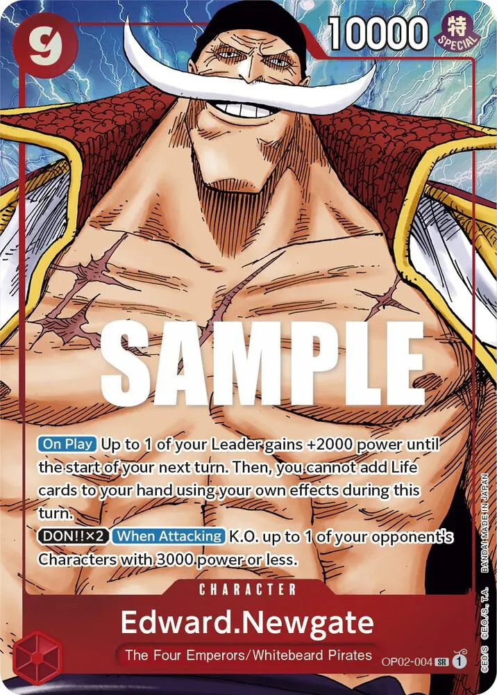 Edward.Newgate (004) (Alternate Art) — Paramount War — One Piece Card Game