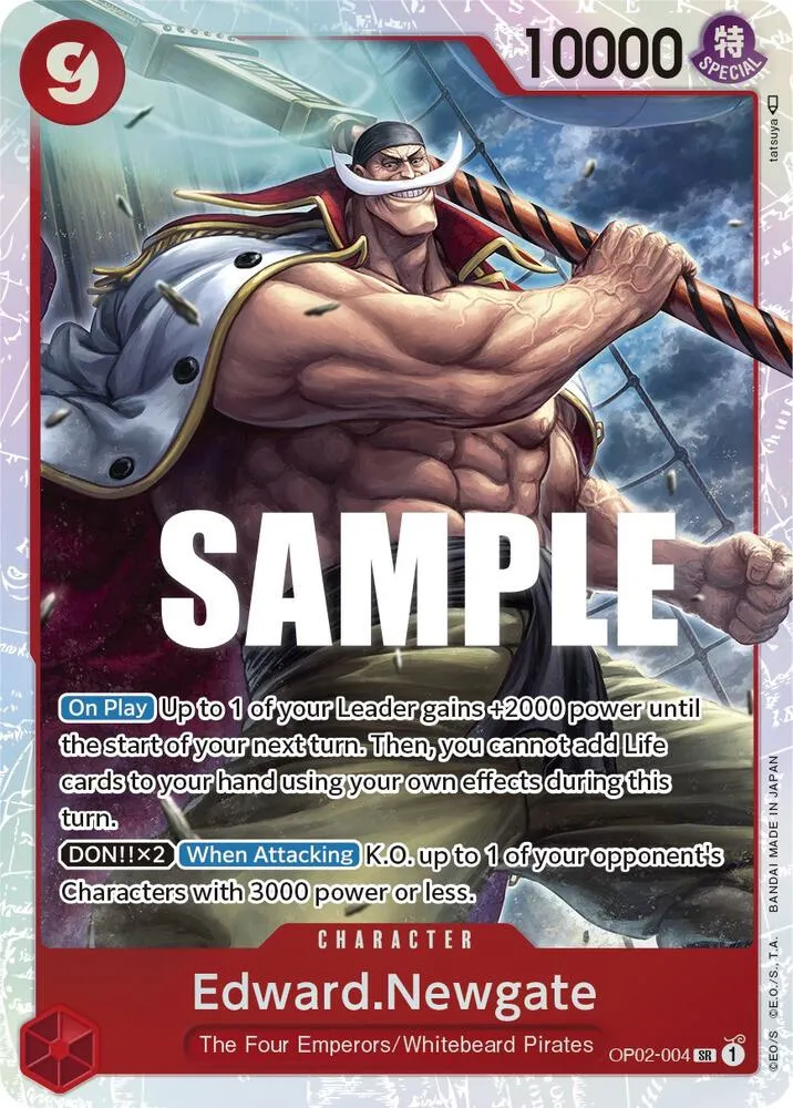 Edward.Newgate (004) — Paramount War — One Piece Card Game
