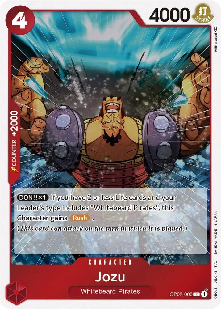 Jozu — Paramount War — One Piece Card Game