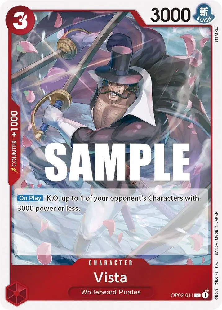 Vista — Paramount War — One Piece Card Game