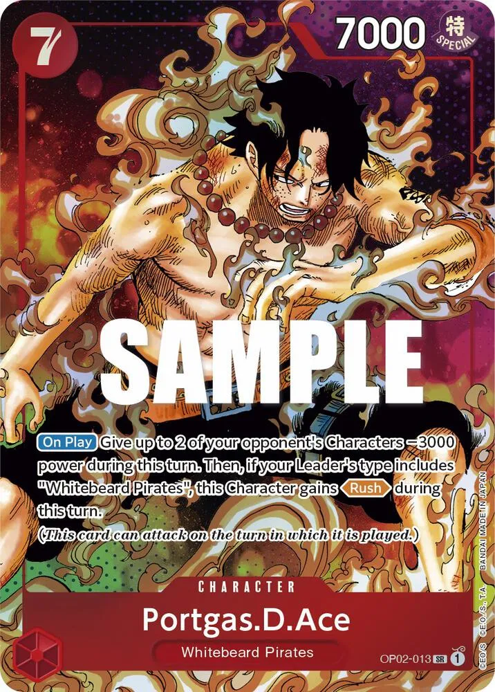 Portgas.D.Ace (Parallel) — Paramount War — One Piece Card Game