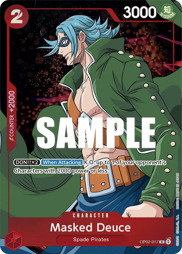 Masked Deuce (Alternate Art) — Paramount War — One Piece Card Game