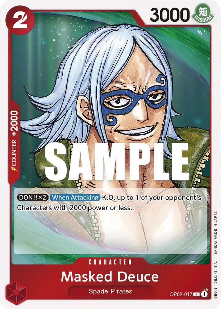 Masked Deuce — Paramount War — One Piece Card Game
