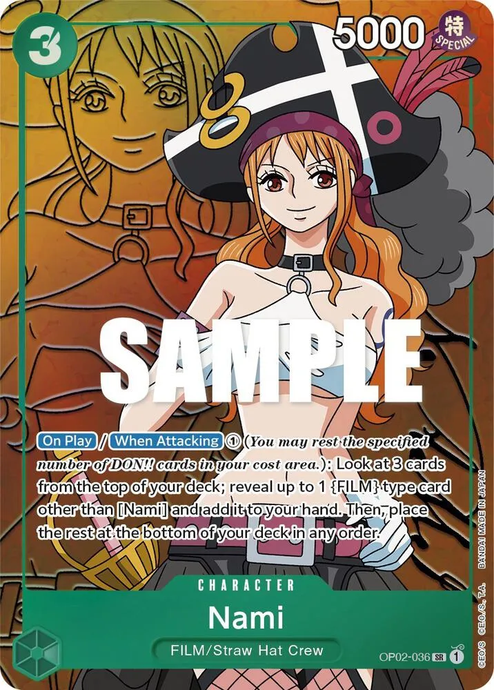 Nami (Alternate Art) — Paramount War — One Piece Card Game