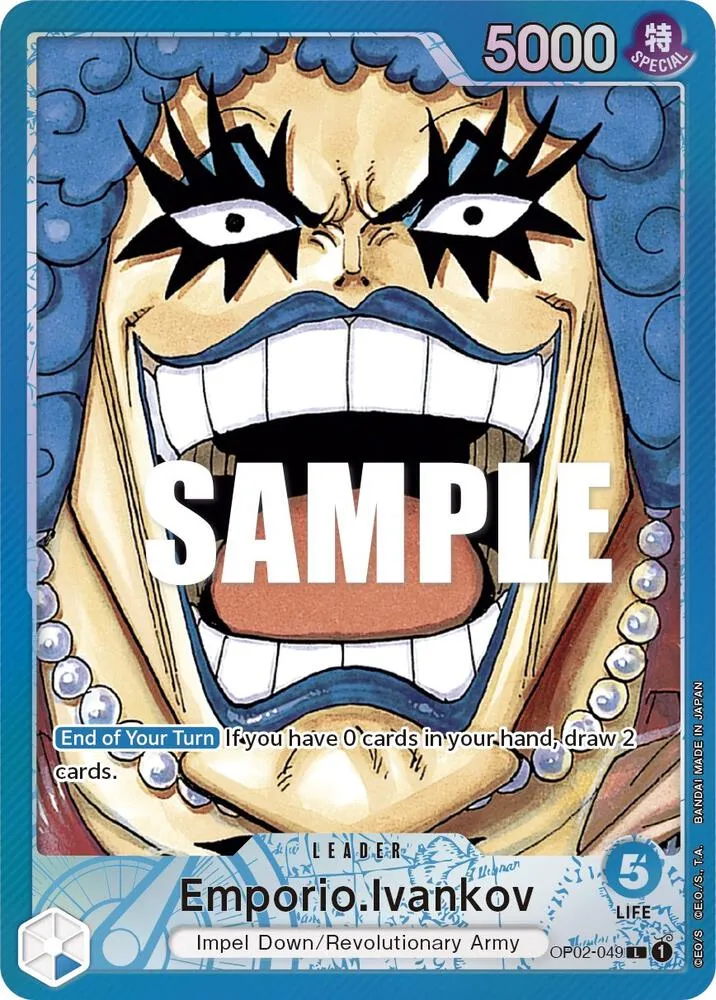Emporio.Ivankov (049) (Alternate Art) — Paramount War — One Piece Card Game