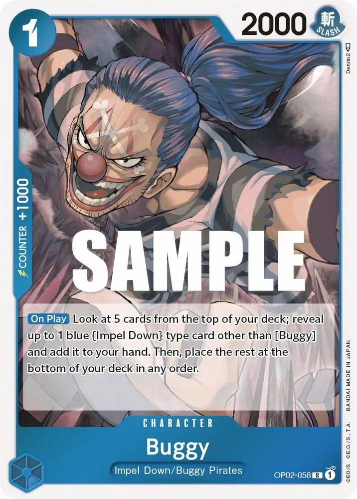 Buggy — Paramount War — One Piece Card Game