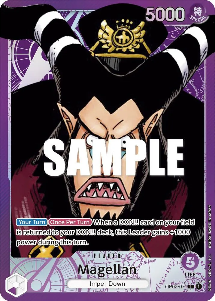 Magellan (071) (Alternate Art) — Paramount War — One Piece Card Game