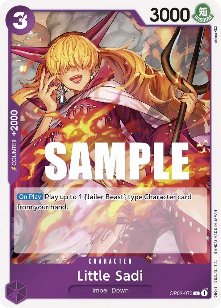Little Sadi — Paramount War — One Piece Card Game