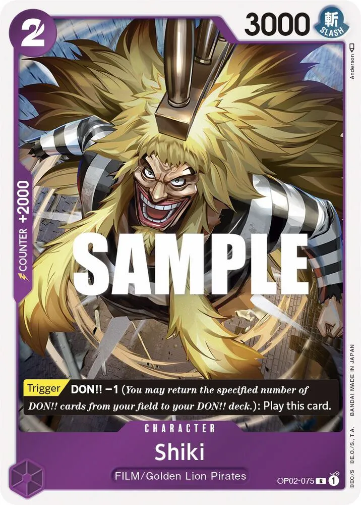 Shiki — Paramount War — One Piece Card Game
