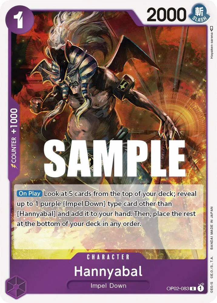 Hannyabal — Paramount War — One Piece Card Game