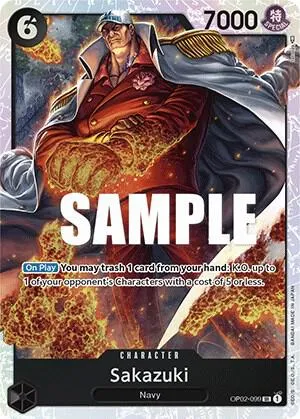 Sakazuki (OP02-099) — Paramount War — One Piece Card Game