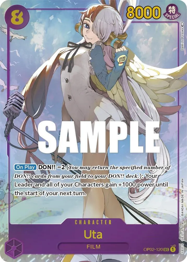 Uta (Alternate Art) — Paramount War — One Piece Card Game