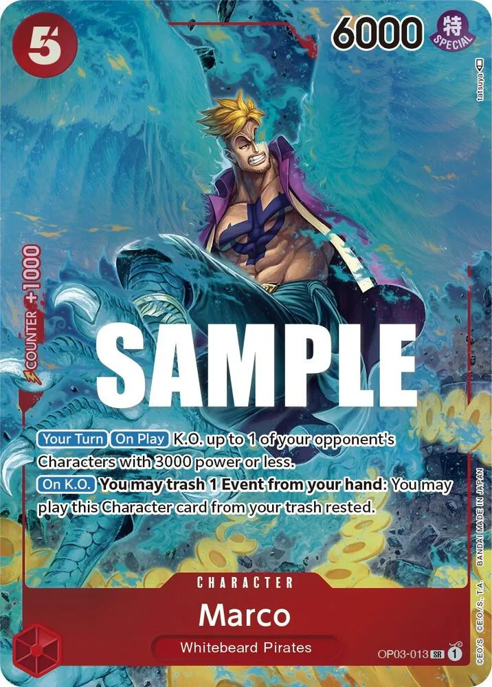Marco (Alternate Art) — Pillars of Strength — One Piece Card Game