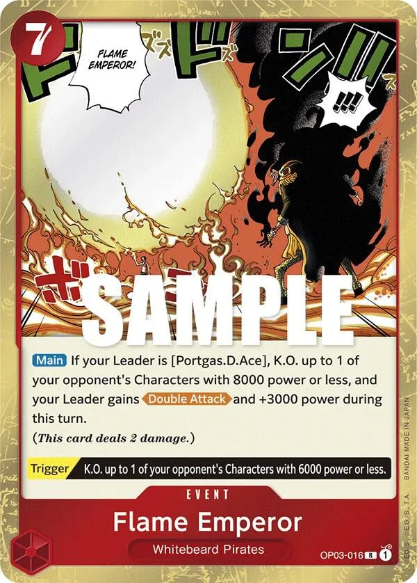 Flame Emperor — Pillars of Strength — One Piece Card Game