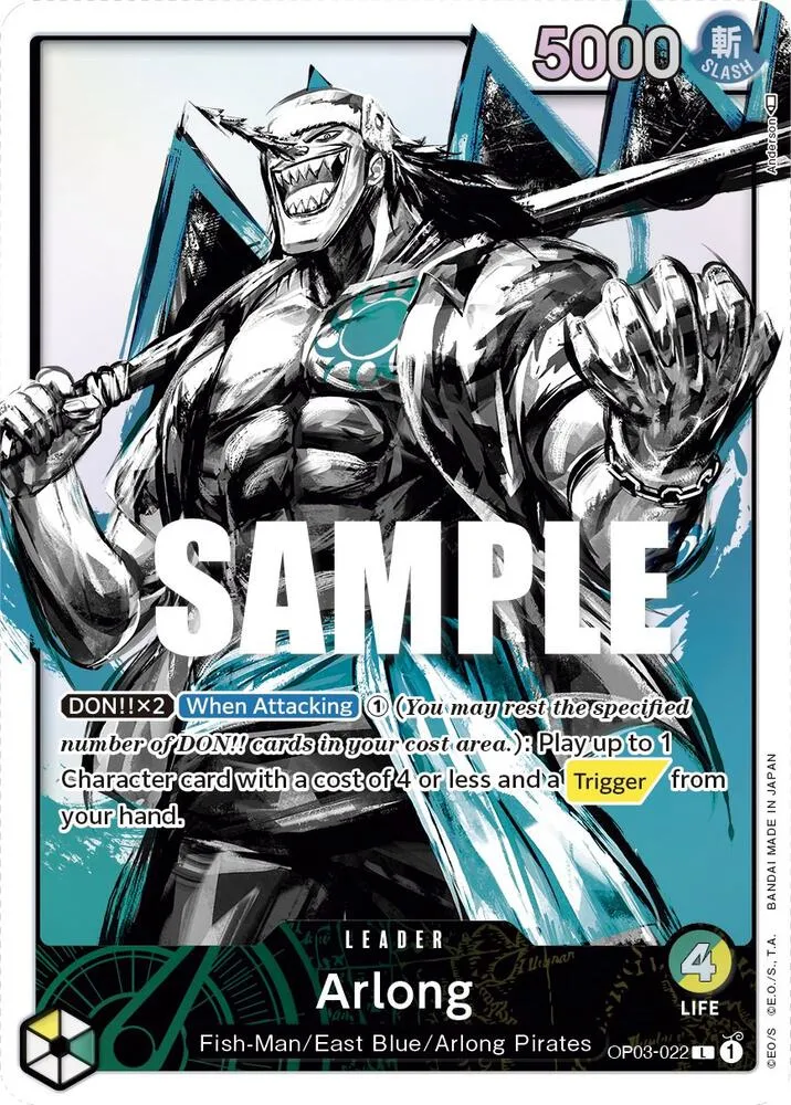 Arlong (Alternate Art) — Pillars of Strength — One Piece Card Game