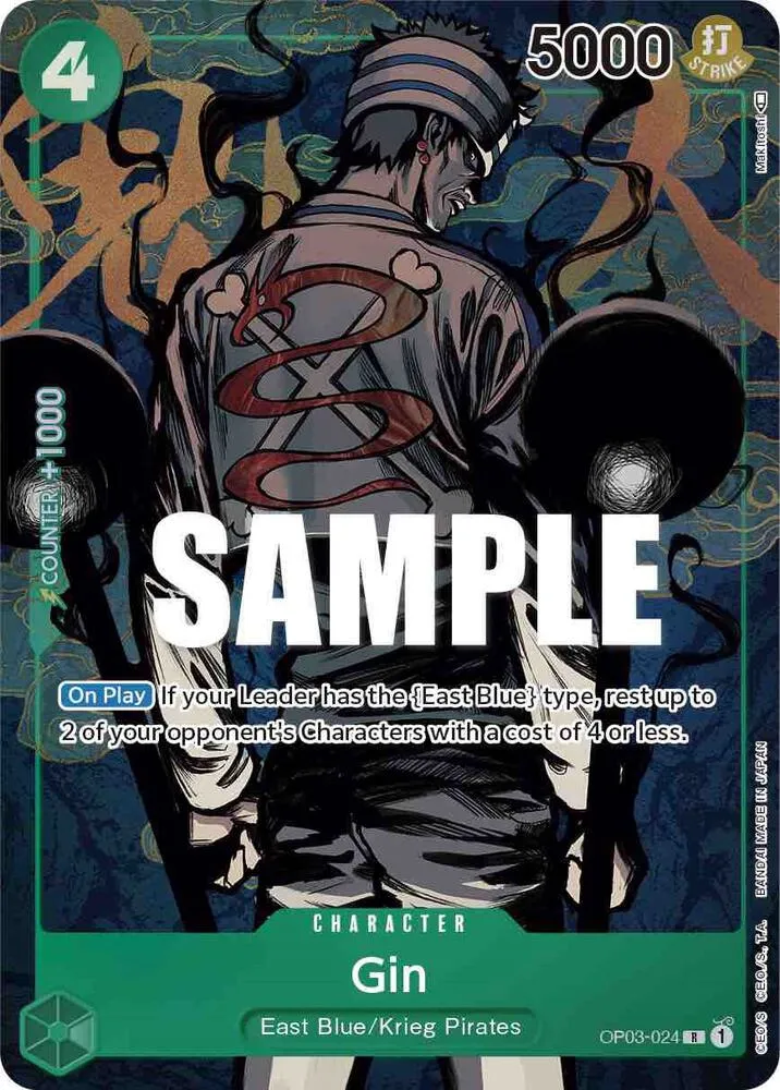 Gin (Alternate Art) — Pillars of Strength — One Piece Card Game