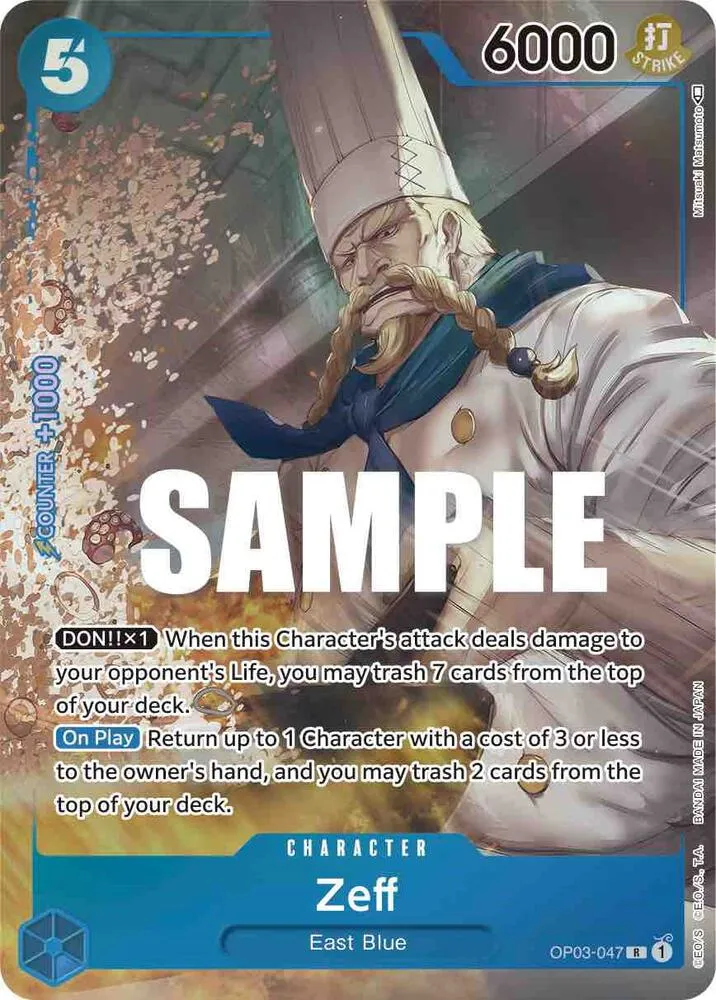 Zeff (Alternate Art) — Pillars of Strength — One Piece Card Game