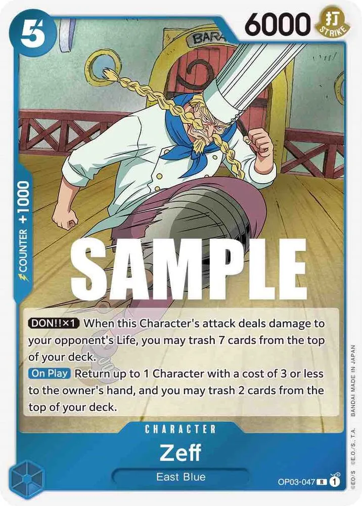 Zeff — Pillars of Strength — One Piece Card Game