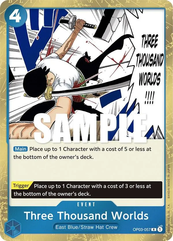 Three Thousand Worlds — Pillars of Strength — One Piece Card Game