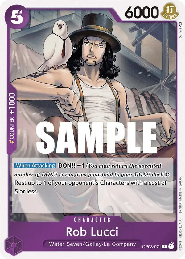 Rob Lucci (071) — Pillars of Strength — One Piece Card Game
