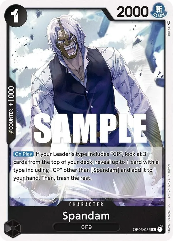 Spandam — Pillars of Strength — One Piece Card Game