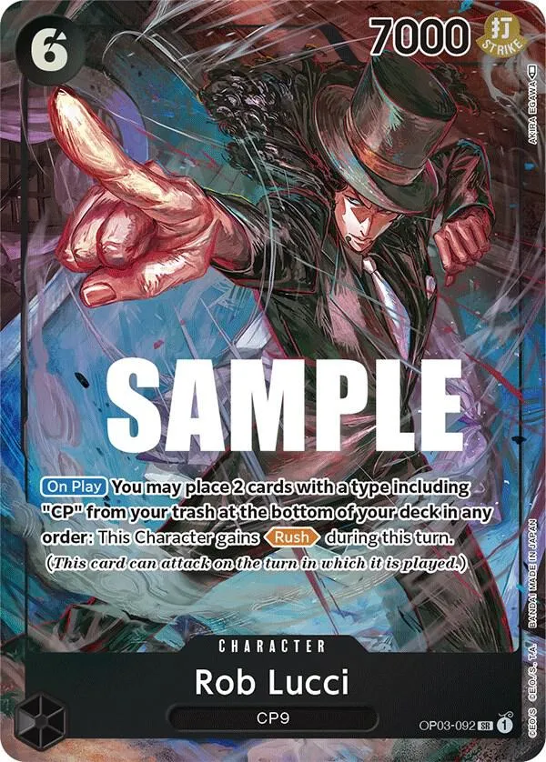 Rob Lucci (092) (Alternate Art) — Pillars of Strength — One Piece Card Game