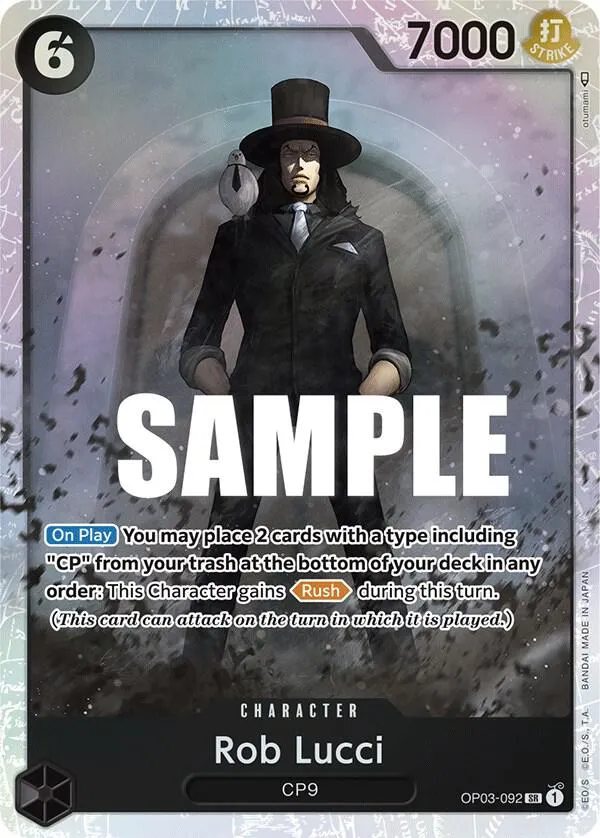 Rob Lucci (092) — Pillars of Strength — One Piece Card Game