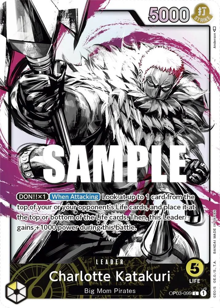 Charlotte Katakuri (099) (Alternate Art) — Pillars of Strength — One Piece Card Game