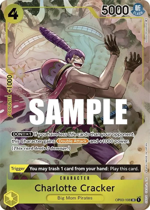 Charlotte Cracker (Alternate Art) — Pillars of Strength — One Piece Card Game