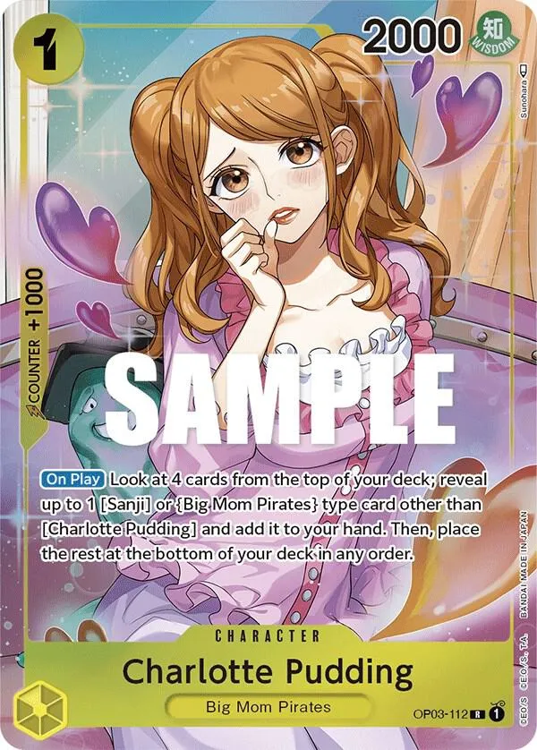 Charlotte Pudding (Alternate Art) — Pillars of Strength — One Piece Card Game