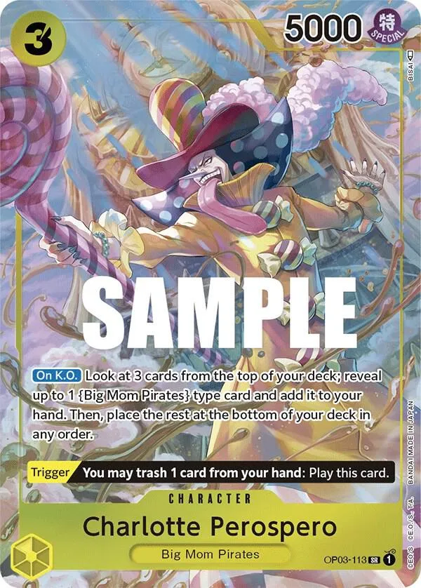 Charlotte Perospero (Alternate Art) — Pillars of Strength — One Piece Card Game