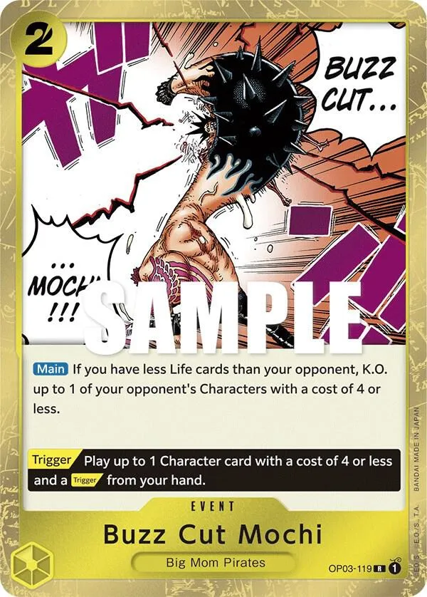 Buzz Cut Mochi — Pillars of Strength — One Piece Card Game