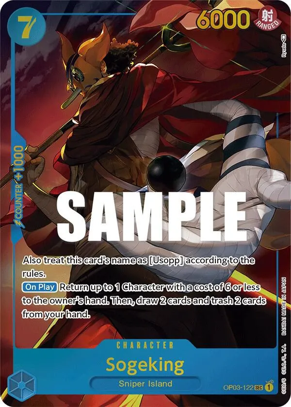 Sogeking (Alternate Art) — Pillars of Strength — One Piece Card Game