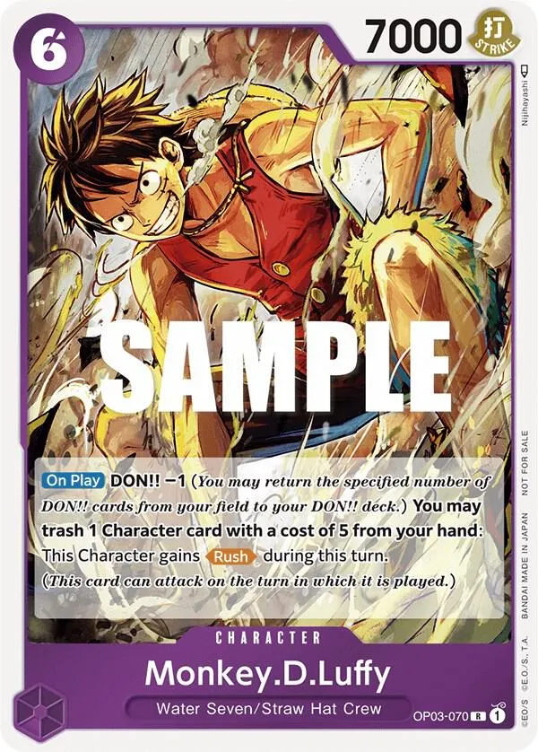 Monkey.D.Luffy (Dash Pack) — Kingdoms of Intrigue — One Piece Card Game