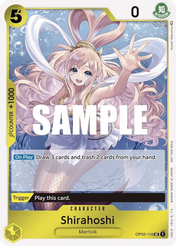 Shirahoshi (Dash Pack) — Kingdoms of Intrigue — One Piece Card Game