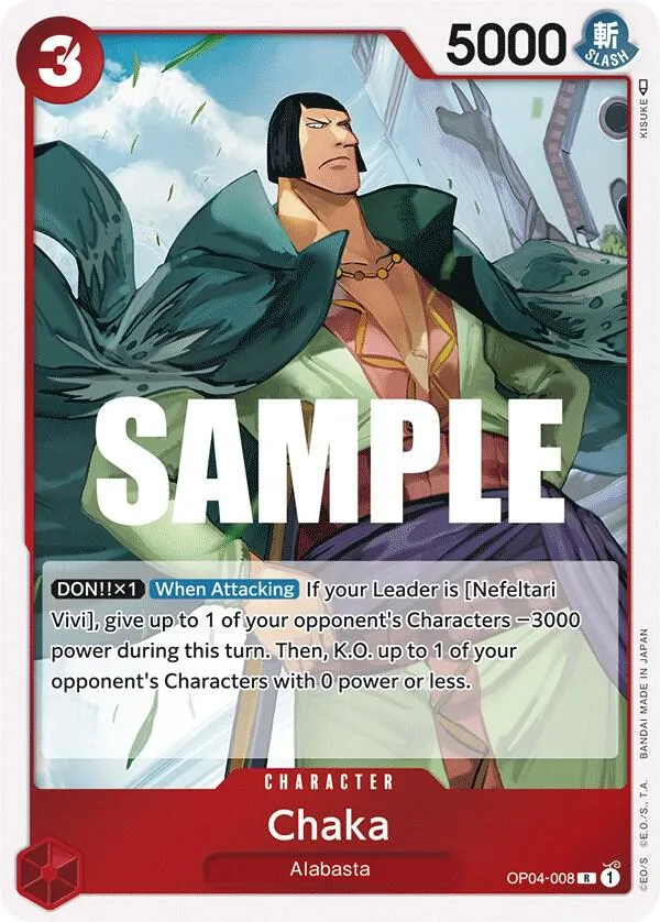 Chaka — Kingdoms of Intrigue — One Piece Card Game