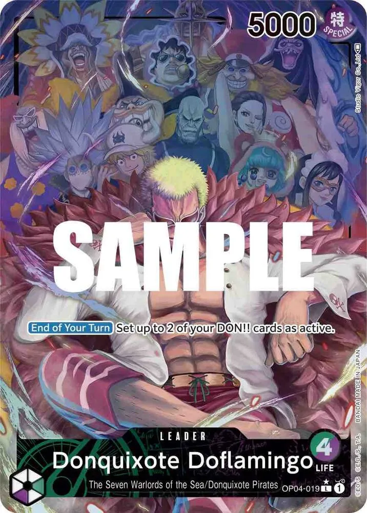 Donquixote Doflamingo (019) (Alternate Art) — Kingdoms of Intrigue — One Piece Card Game