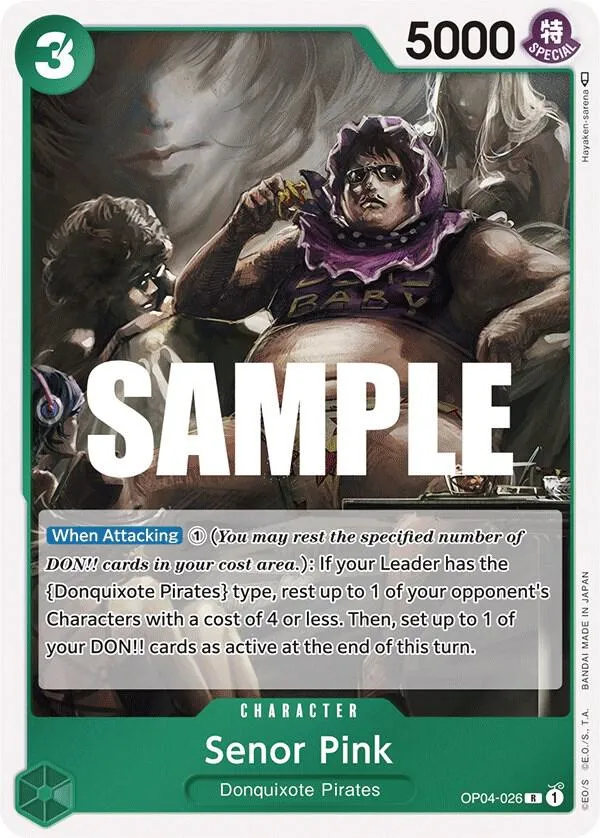 Senor Pink — Kingdoms of Intrigue — One Piece Card Game