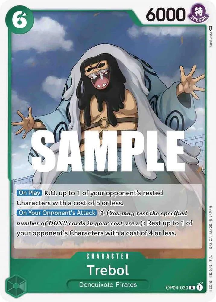 Trebol (OP04-030) — Kingdoms of Intrigue — One Piece Card Game