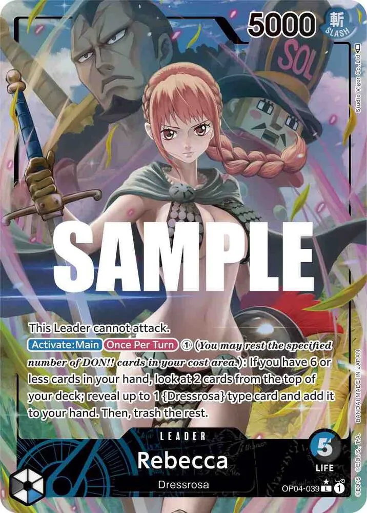 Rebecca (039) (Alternate Art) — Kingdoms of Intrigue — One Piece Card Game