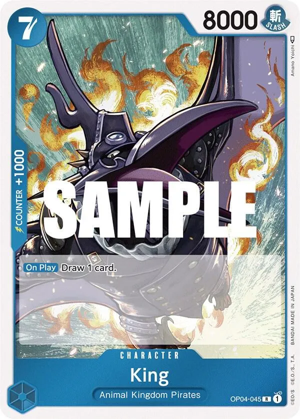 King — Kingdoms of Intrigue — One Piece Card Game