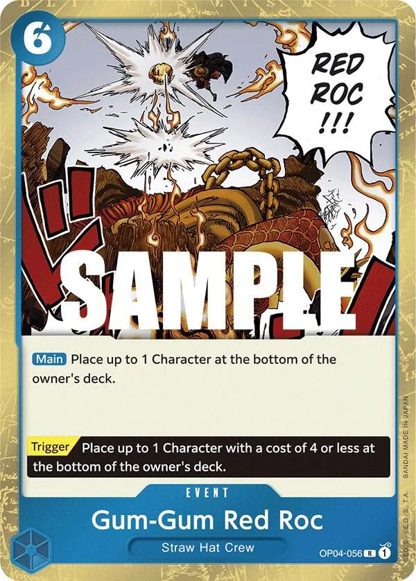 Gum-Gum Red Roc — Kingdoms of Intrigue — One Piece Card Game